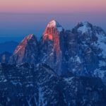 Lo splendido spigolo nord del Monte Agner e stravedamento- Simone Prà