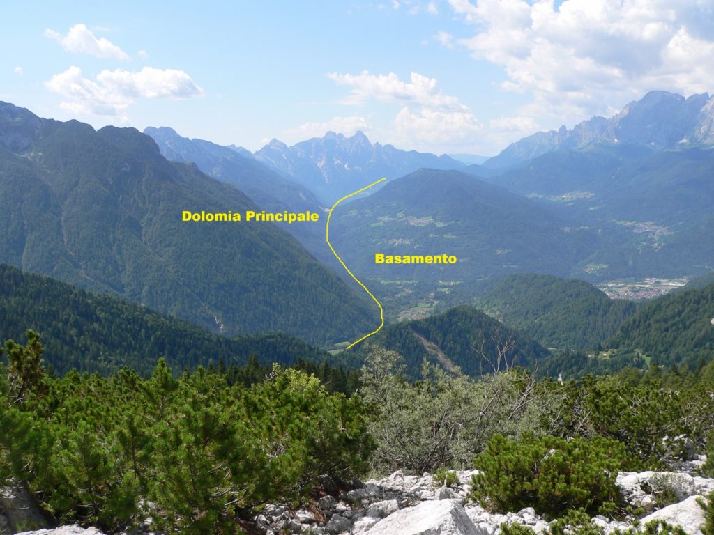 La Linea della Valsugana osservata dalla zona del Moschesin - Proff. Alberto Bertini