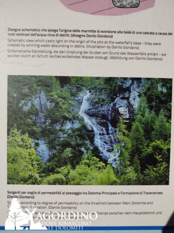 La cascata della Val Corpassa - Progetto Dolomia
