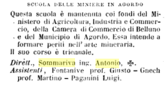 Estratto del Calendario generale del Regno di Italia 1889